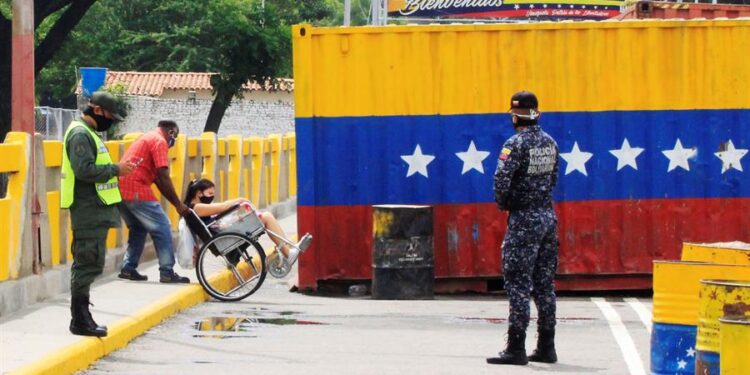 Vzla frontera. Puente Simón Bolívar. Foto EFE.