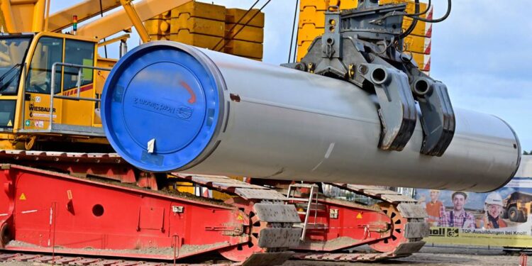 Construcción del 'Nord Stream 2'