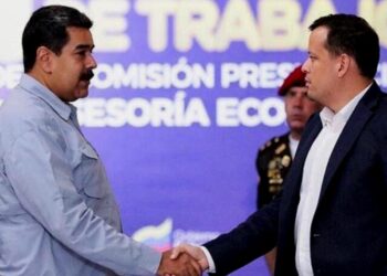 Simón Zerpa y Nicolás Maduro. Foto @SimonZerpaD