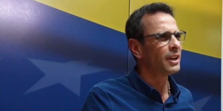 Henrique Capriles. Foto captura de video.