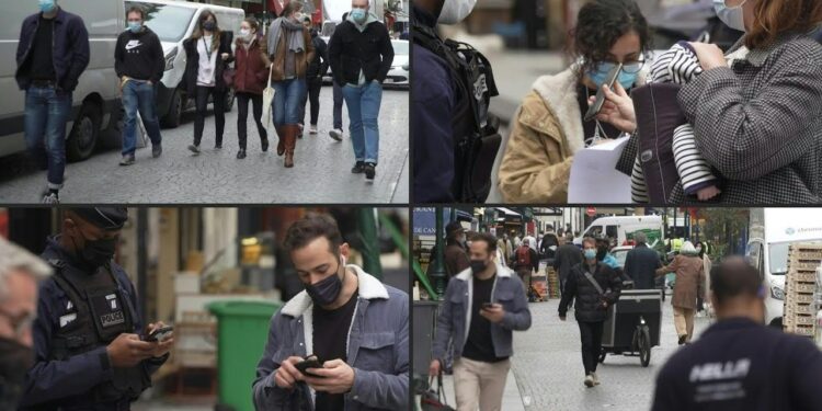 2do confinamiento coronavirus, Francia. Foto captura de video AFP.