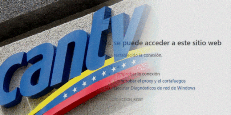 CANTV. bloqueos. Foto de archivo.