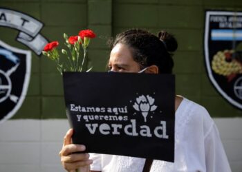 Masacre de 1.000 salvadoreños en El Mozote. Foto de archivo.