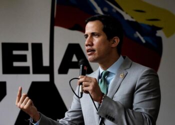 Juan Guaidó. Pdte. (E) de Venezuela.