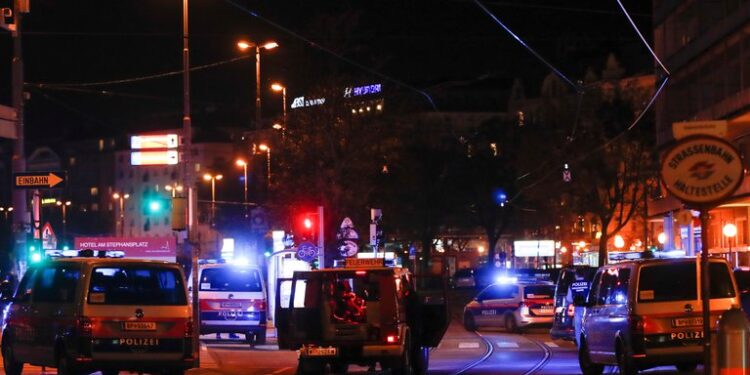 Ataques terroristas en Viena Austria. Foto agencias.