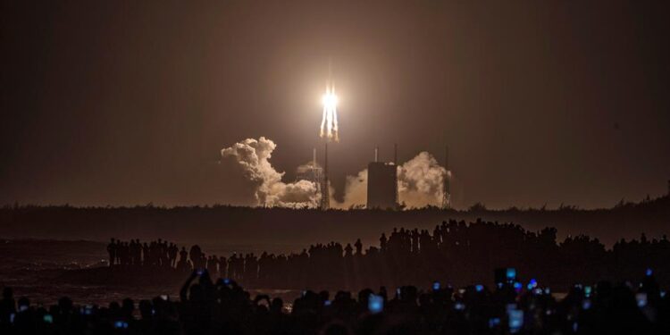 China sonda espacial Chang'e-5. Foto EFE.