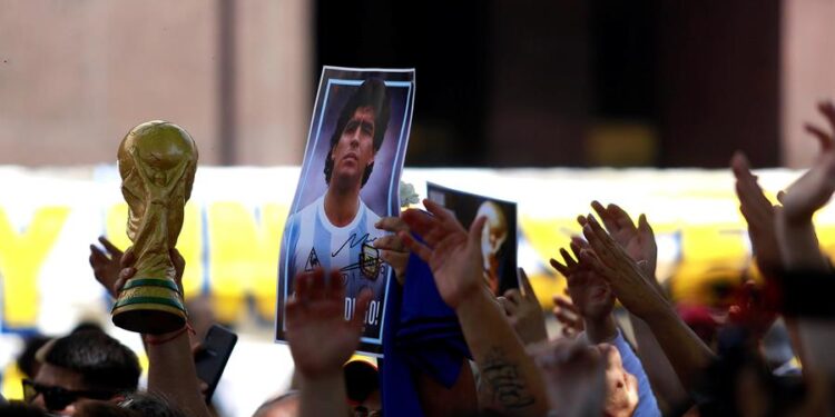 Despedida Diego Maradona. 26Nov2020. Foto EFE.