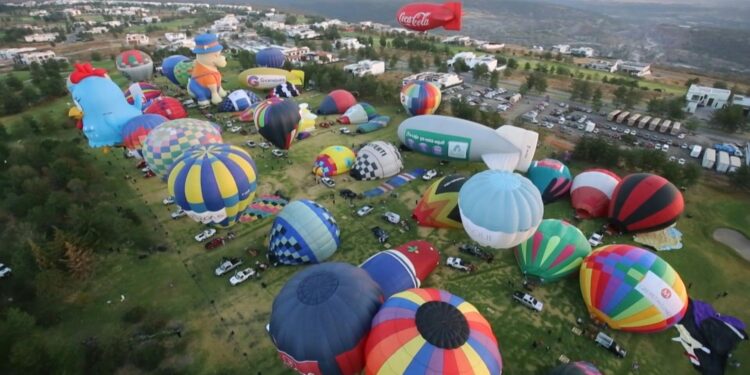 Globos aerostáticos. México. Foto captura de video AFP.