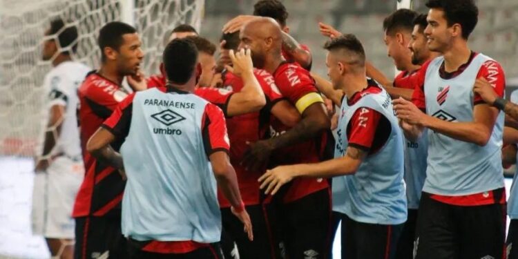 Los jugadores de Athletico Paranaense. Foto de archivo.