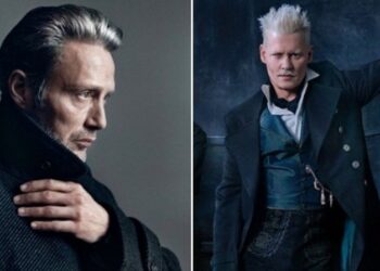 Mads Mikkelsen y Johnny Deep. Foto collage.