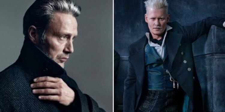 Mads Mikkelsen y Johnny Deep. Foto collage.