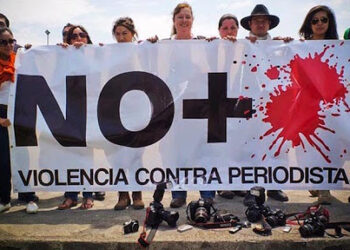 No más violencia. periodistas. Foto agencias.