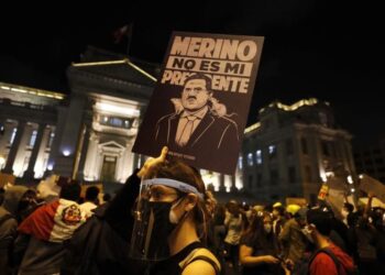 Protestas Perú. Foto Agencias.