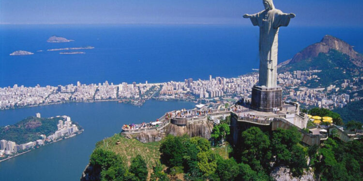 Brasil Corcovado. Foto de archivo.