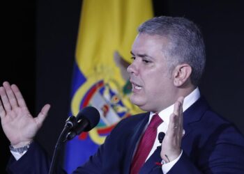 El presidente colombiano, Iván Duque. Foto EFE.