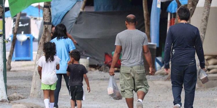 Migrantes de México. Foto captura de video EFE.