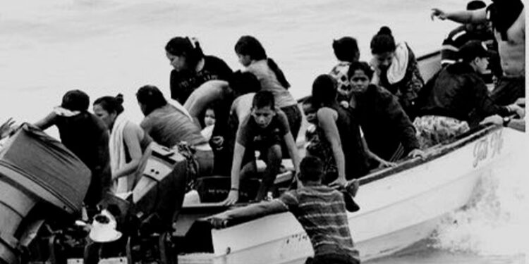 Venezolanos deportados Trinidad y Tobago. Foto @dsmolansky