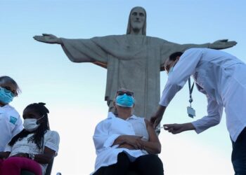 Brasil, jornada de vacunación covid-19. Foto EFE