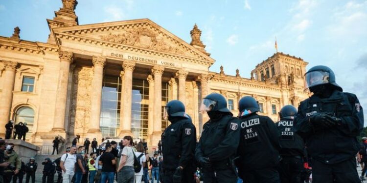 Bundestag. Alemania. Foto de archivo.