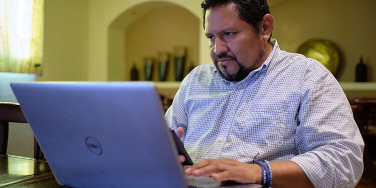 El periodista David Quintana. Foto de archivo.