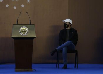 En la imagen un registro del presidente de El Salvador, Nayib Bukele. EFEMiguel LemusArchivo