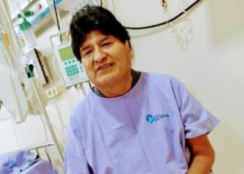 Evo Morales. alta médica. Foto de archivo.