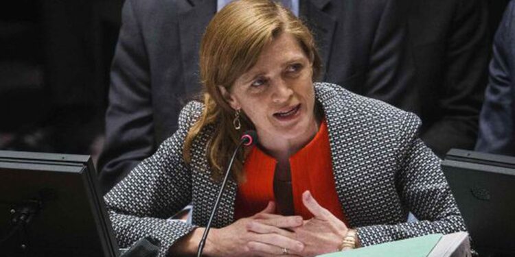 La exembajadora Samantha Power. Foto de archivo.