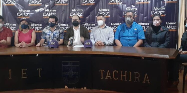 Alianza del Lápiz Táchira. Foto Prensa.