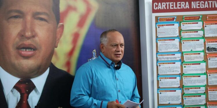 Diosdado Cabello. Foto @ConElMazoDando