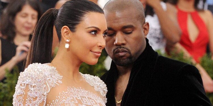 Kim Kardashian & Kanye West. Foto agencias.