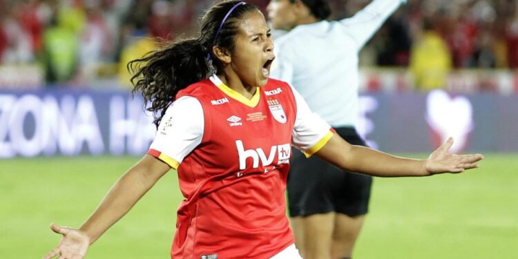 Liga femenina de fútbol Colombia. Foto de archivo.