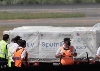 Vacuna Rusa Sputnik V. Paraguay. Foto EFE.