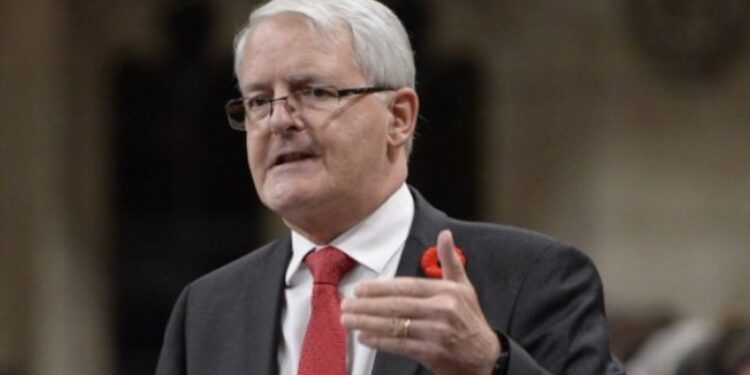 Canciller de Canadá Marc Garneau. Foto de archivo.