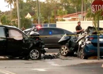 Jovén EEUU Miami, accidente. Foto agencias.