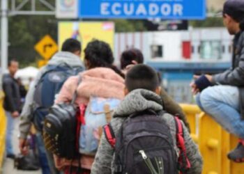 Migrantes, Ecuador. Foto de archivo.