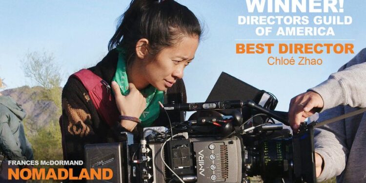 Chloé Zhao. Bafta Nomadland. Foto de archivo.