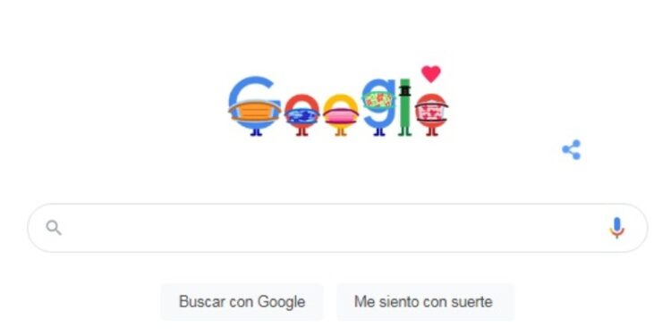 Doodle Google. 6 de abirl de 2021. Foto captura.