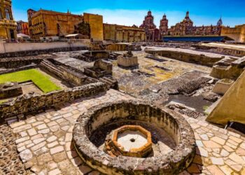 Templo Mayor de Ciudad de México. Foto de archivo.