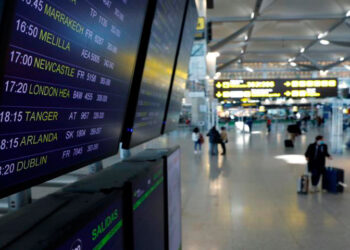 Aeropuerto Portugal. Foto de archivo.