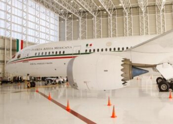 Avión presidencial Enrique Peña Nieto, México. Foto agencias.