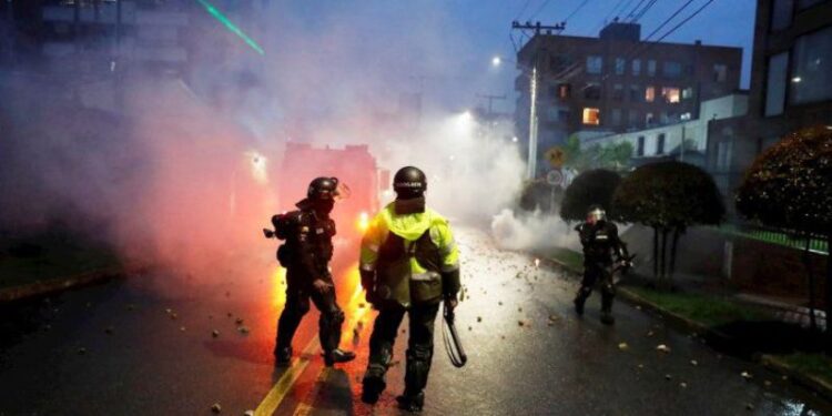 Protestas, reforma fiscal Colombia, Foto agencias.