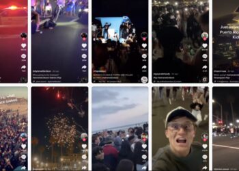 Viral. Cumpleaños TikTok. Foto capturas de videos.