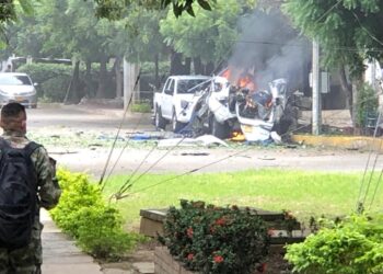 Carro Bomba Cúcuta. Foto @prensabenavides