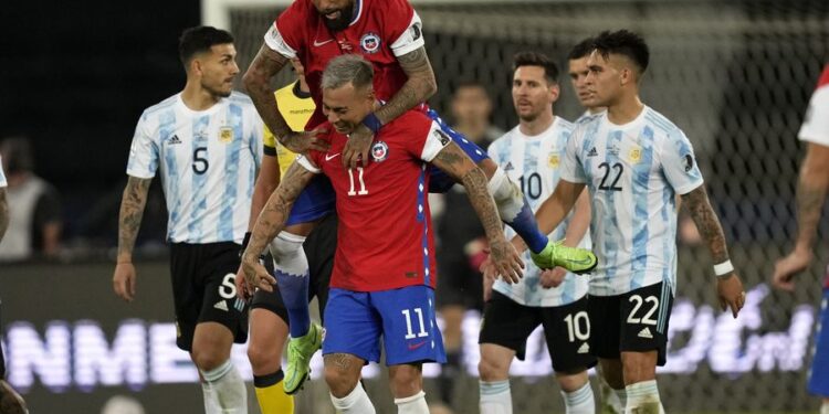 Copa América. Argentina- Chile. Foto agencias.