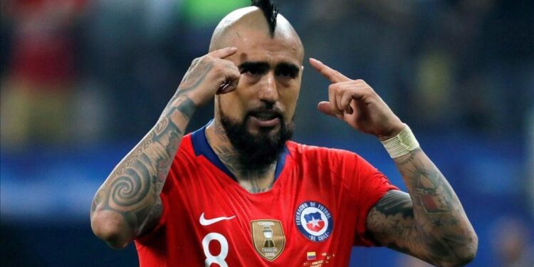 El centrocampista chileno Arturo Vidal. Foto agencias.