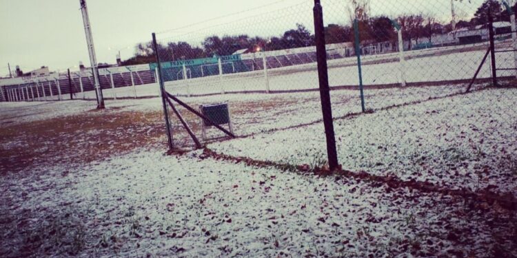 Nieve Córdoba. Argentina. Foto @ClubLasFlores