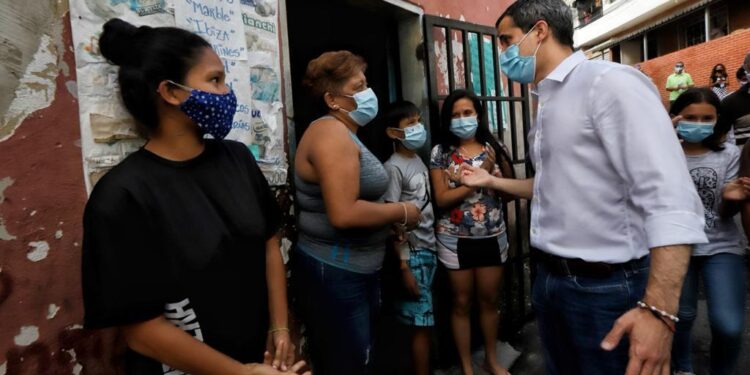 Pdte. (E) Juan Guaidó. Minas de Baruta Foto CCN