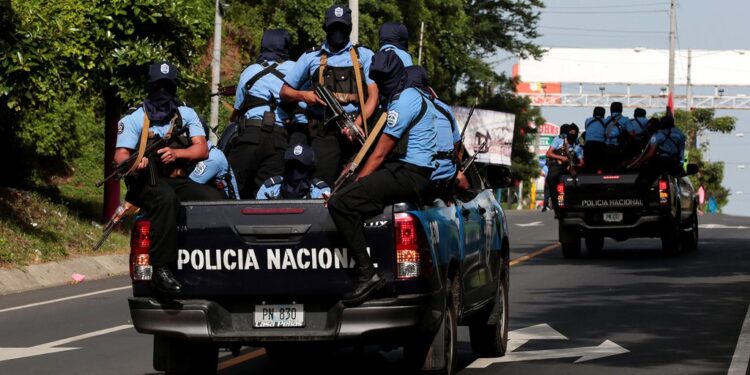 Policía Nacional Nicaragua. Foto de archivo.