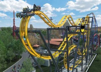 Vallejo's Six Flags Discovery Kingdom is opening a new 4D wing coaster,
Batman: The Ride, next spring. (Six Flags)