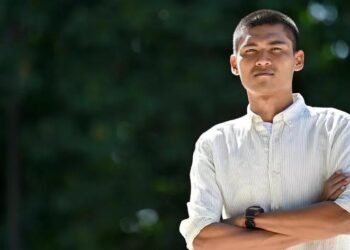 El periodista Mratt Kyaw Thu en el parque de El Retiro en Madrid, España, el 7 de junio de 2021 Gabriel Bouys AFP